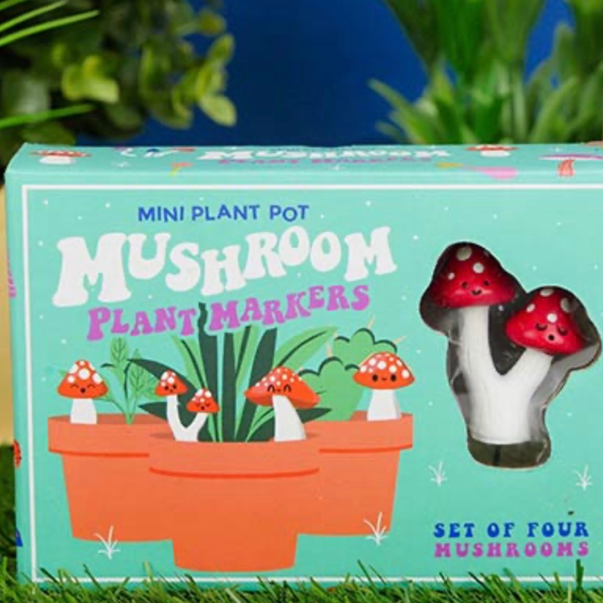 Mini Mushroom Plant Pot Markers