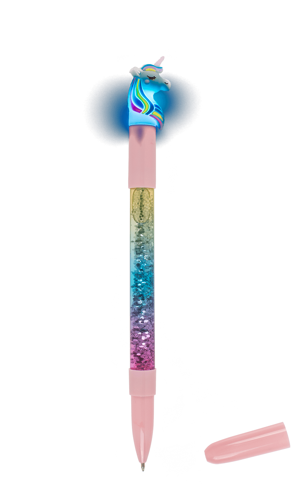 Unicorn Pen with Glitter