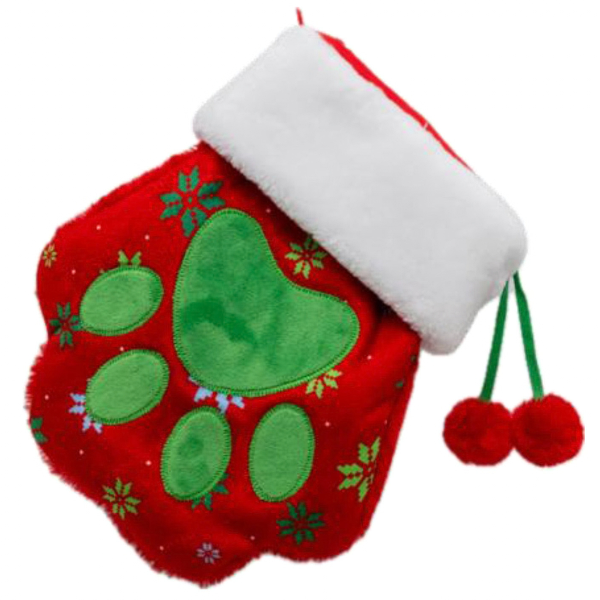 Kong Holiday Red Paw Stocking