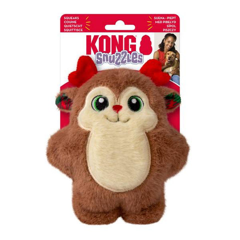 KONG Holiday Snuzzles Reindeer Medium