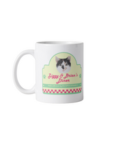 Personalised Diner's Mug