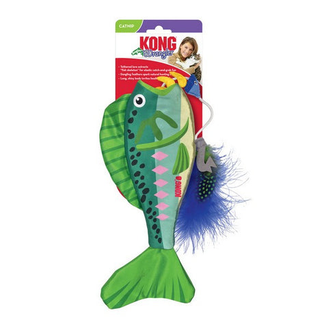 KONG Cat Wrangler Angler Fish