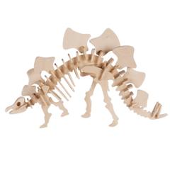 Natural Wooden Dinosaur Skeleton 3D Puzzle