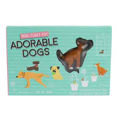 Adorable Dogs Plant Markers
