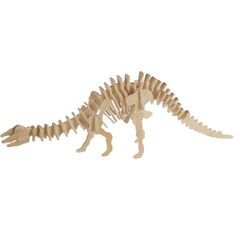 Natural Wooden Dinosaur Skeleton 3D Puzzle