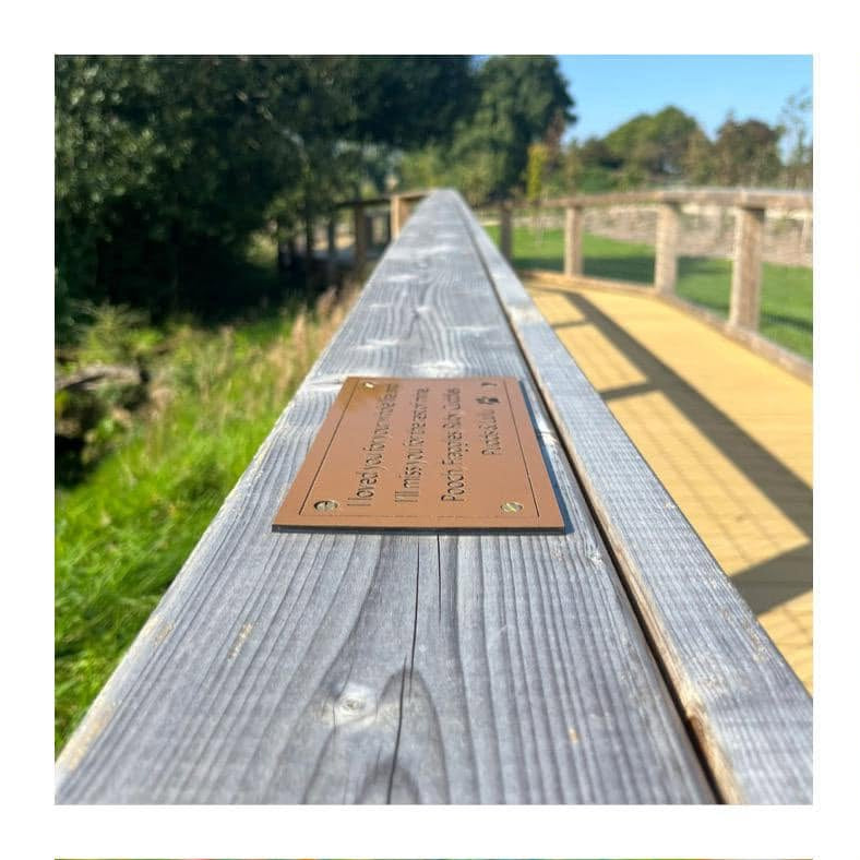 Boardwalk Plaque