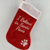 I Believe in Santa Paws Stocking