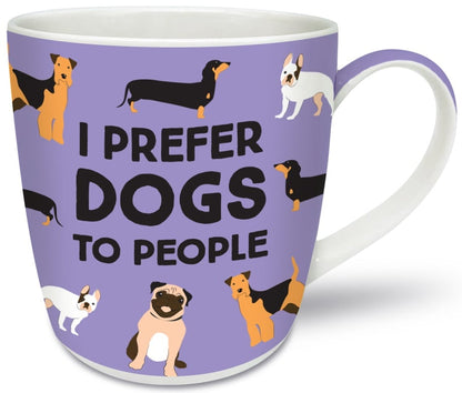 'I Prefer Dogs to People' Mug
