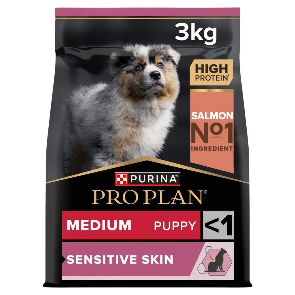 PRO PLAN Medium Puppy Sensitive Skin - Salmon (3kg)