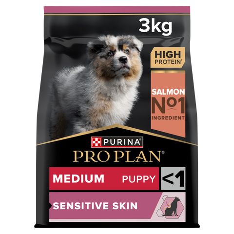 PRO PLAN Medium Puppy Sensitive Skin - Salmon (3kg)