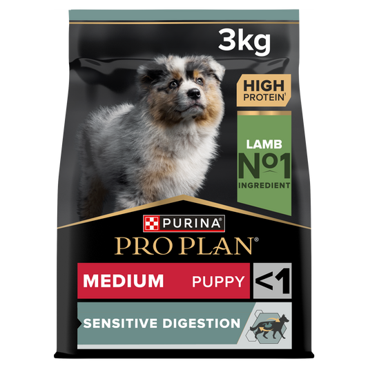 PRO PLAN Medium Puppy Sensitive Digestion – Lamb (3kg)
