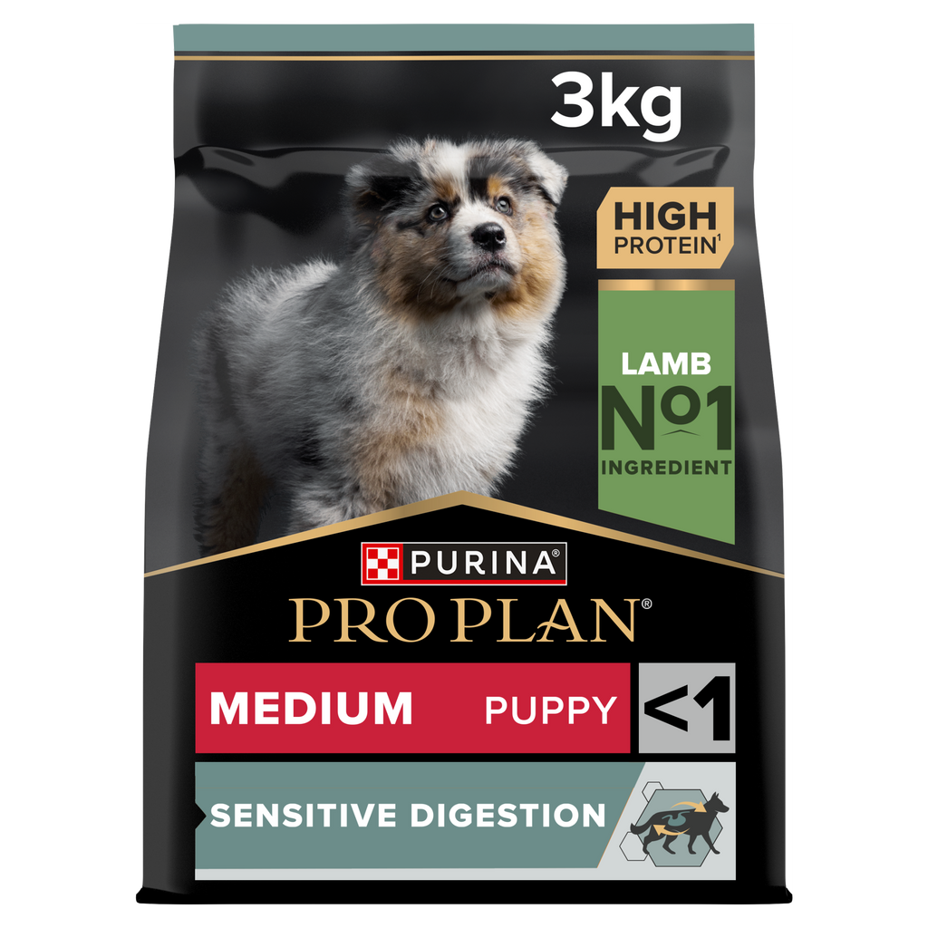 PRO PLAN Medium Puppy Sensitive Digestion – Lamb (3kg)