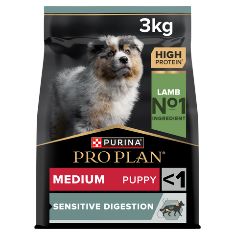 PRO PLAN Medium Puppy Sensitive Digestion – Lamb (3kg)