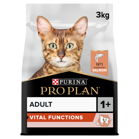 PRO PLAN Adult Cat Vital Functions – Salmon (3kg)