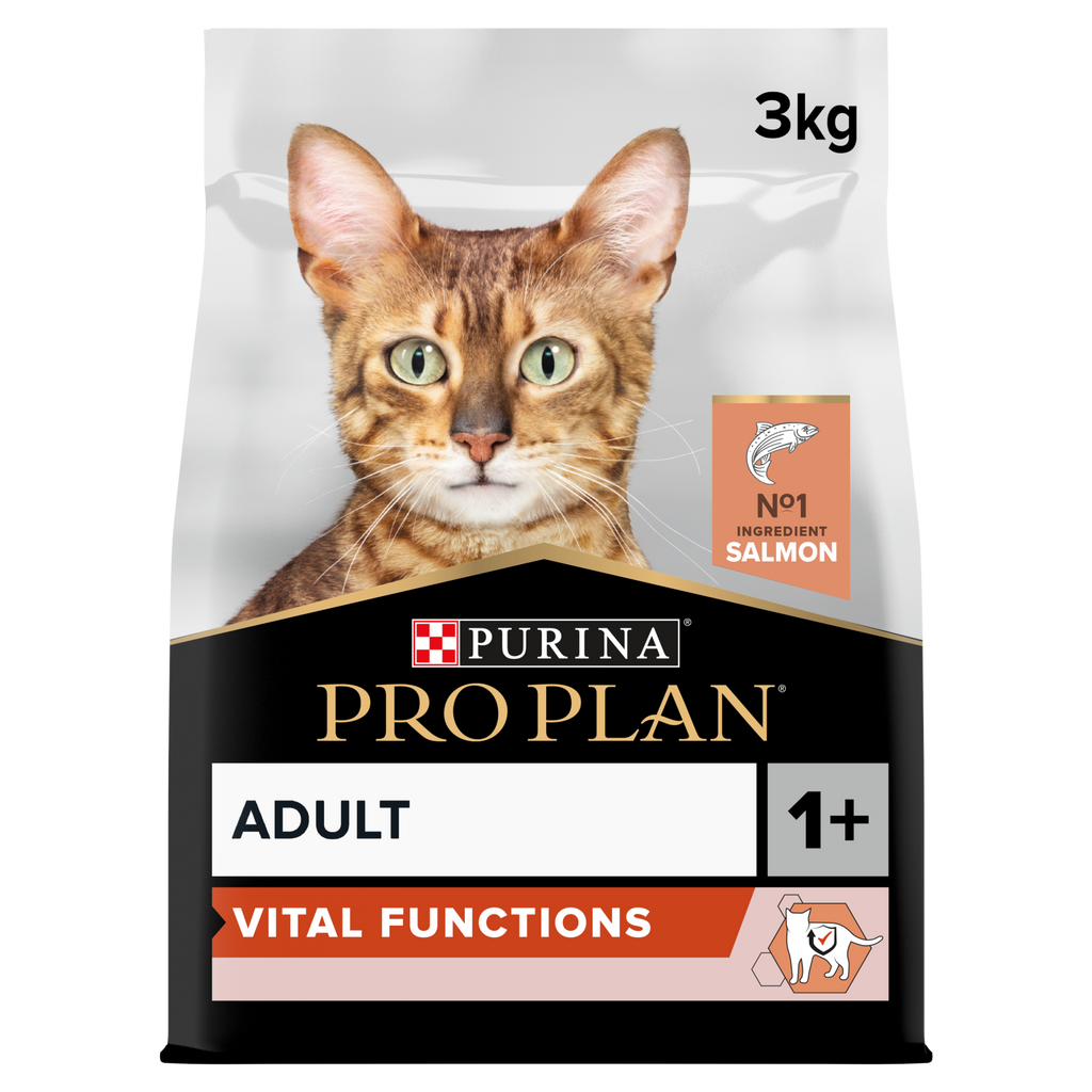 PRO PLAN Adult Cat Vital Functions – Salmon (3kg)