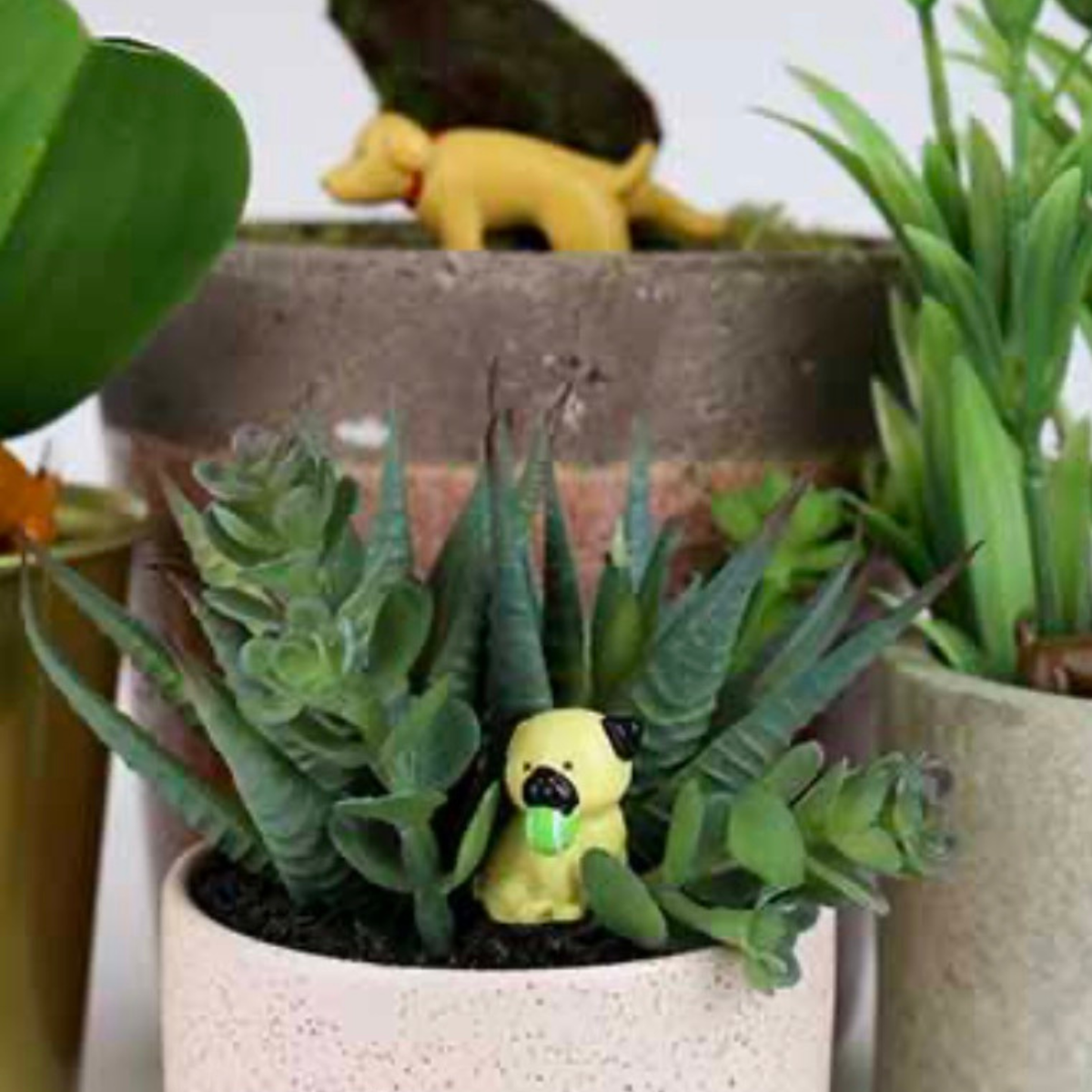 Adorable Dogs Plant Markers