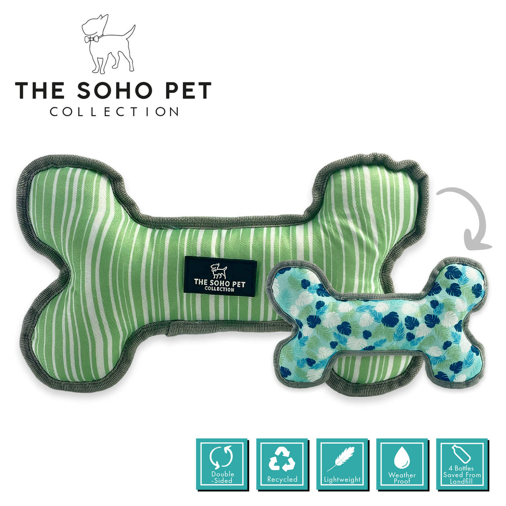 Soho Reversible Bone 12in (Stripe/Leaf)