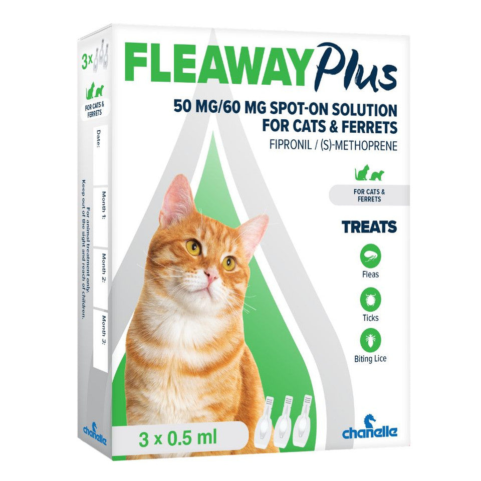 Fleaway Plus Cat Spot On 3x50mg