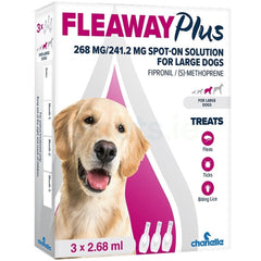 Fleaway Spot On Pack of 3 Treatments