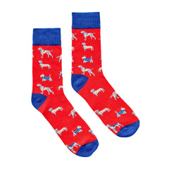 'Who Let the Dogs Out' Sock & Tin Set