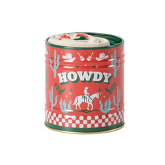 'Howdy' Sock & Tin Set