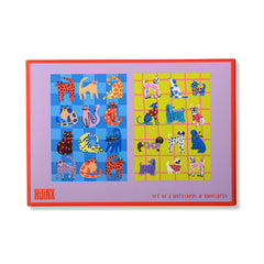 Notecards (Set of 8) Cats & Dogs