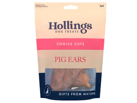 Hollings Pigs Ears 2Pack