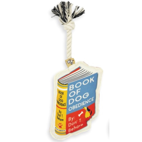 Book of Dog Obedience Pet Rope Toy