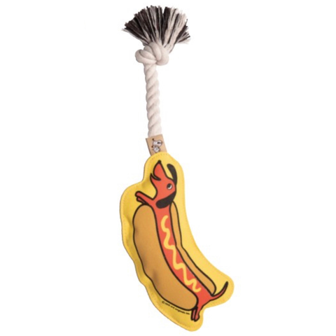 Hot Dog Pet Rope Toy