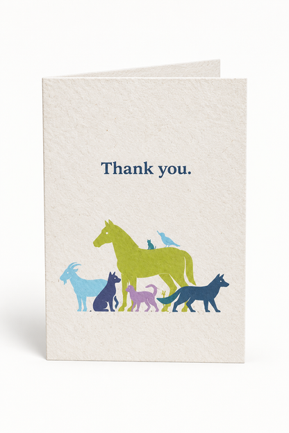 ‘Thank You’ Card. A6