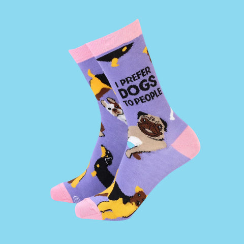 'I Prefer Dogs to People' Socks