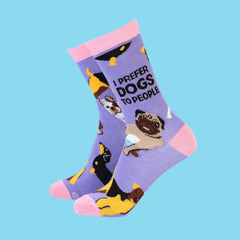 'I Prefer Dogs to People' Socks
