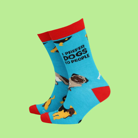 'I Prefer Dogs to People' Socks