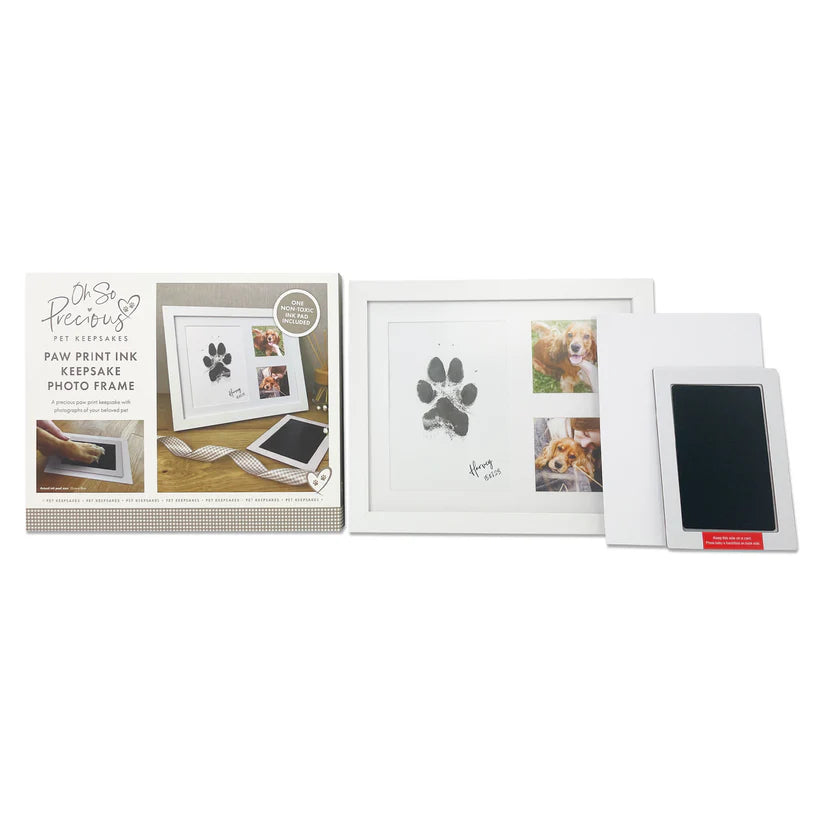 Paw Prints Forever – Photo & Ink Keepsake Frame Kit