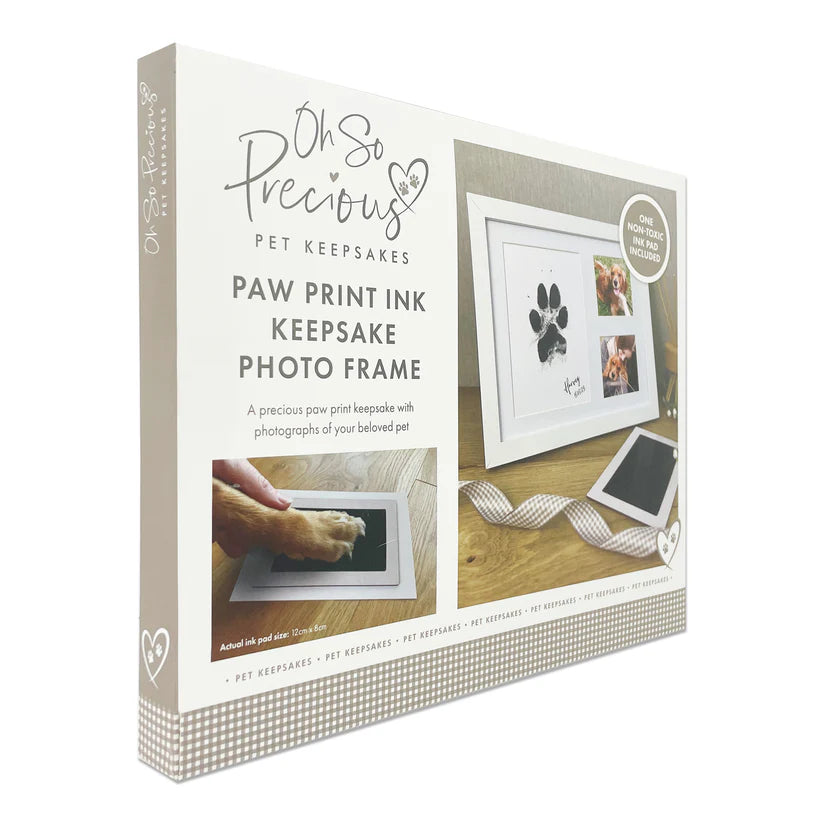 Paw Prints Forever – Photo & Ink Keepsake Frame Kit