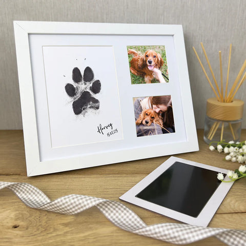 Paw Prints Forever – Photo & Ink Keepsake Frame Kit