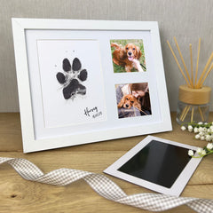 Paw Prints Forever – Photo & Ink Keepsake Frame Kit