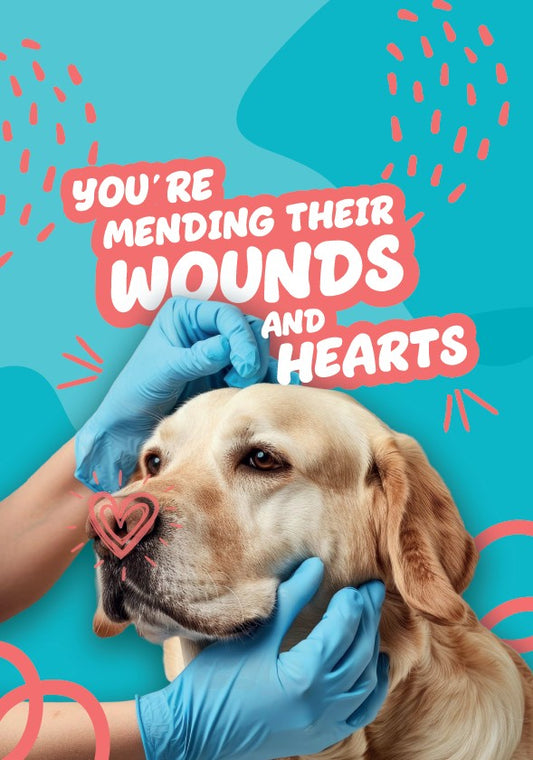 You're Mending Their Wounds and Hearts - For Dogs