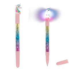 Unicorn Pen with Glitter