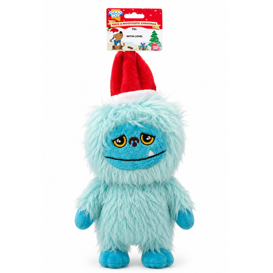 Good Boy Festive Hairy Monster Dog Toy