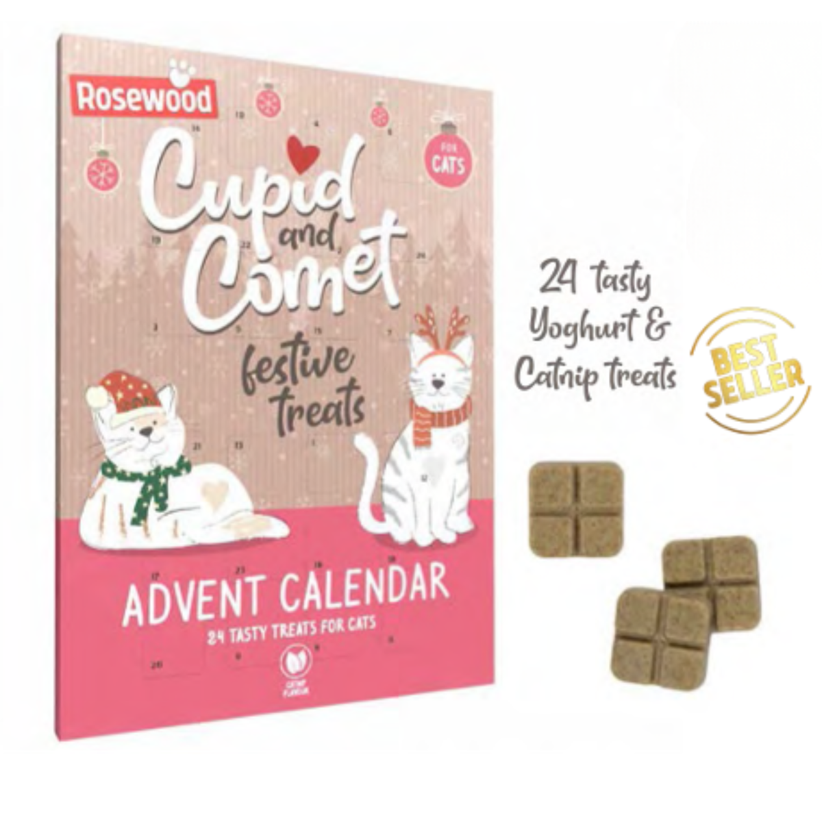Cupid & Comet Advent Calendar for Cats