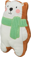 Christmas Plush Bear Dog Toy