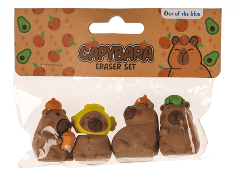 Capybara Eraser Pack