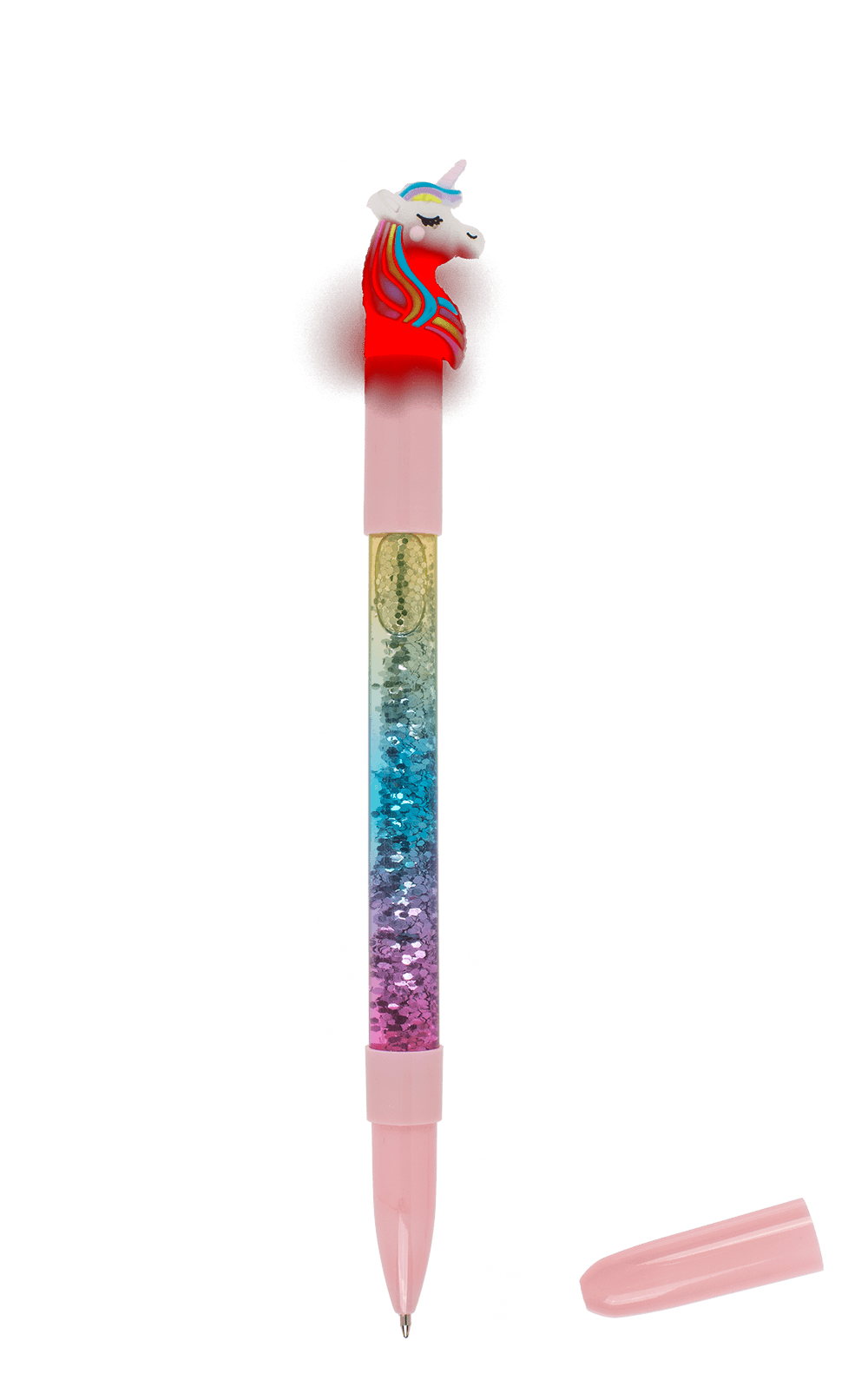 Unicorn Pen with Glitter