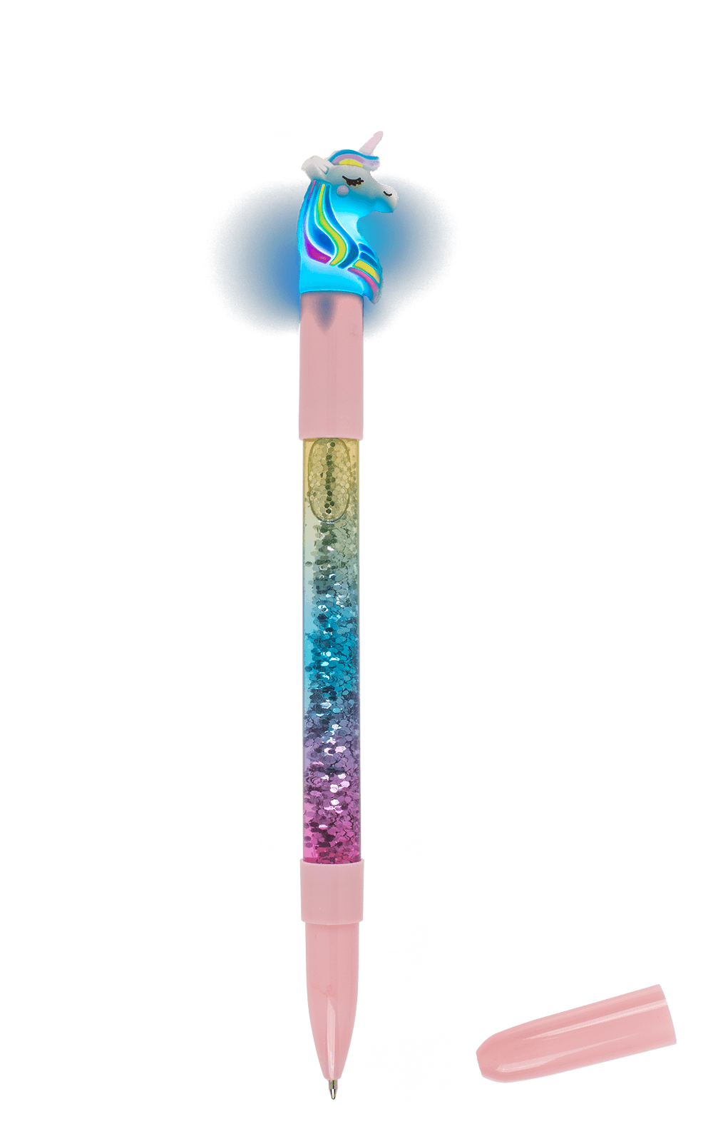 Unicorn Pen with Glitter