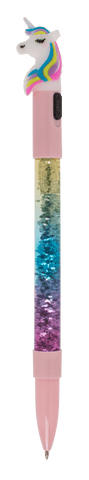 Unicorn Pen with Glitter